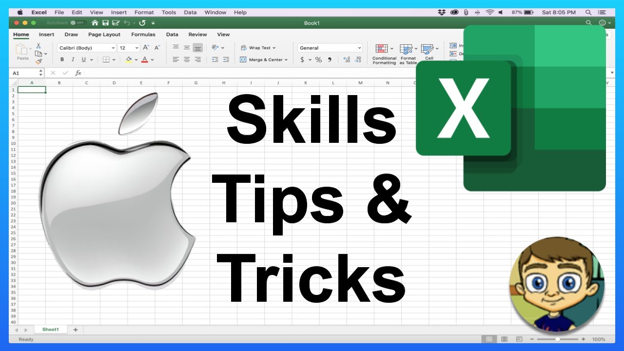 go to advanced setting in excel for mac